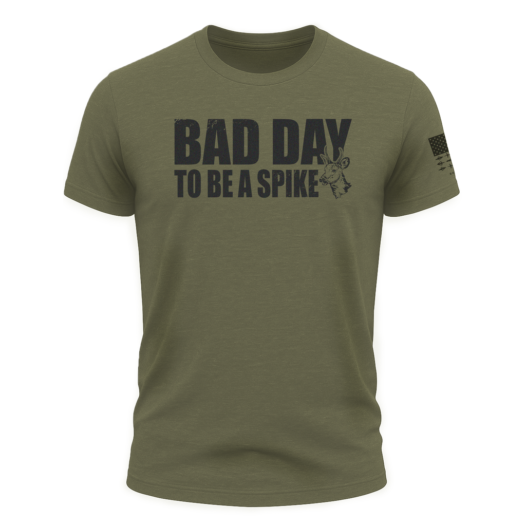 "Bad Day To Be A Spike" Tee - Green