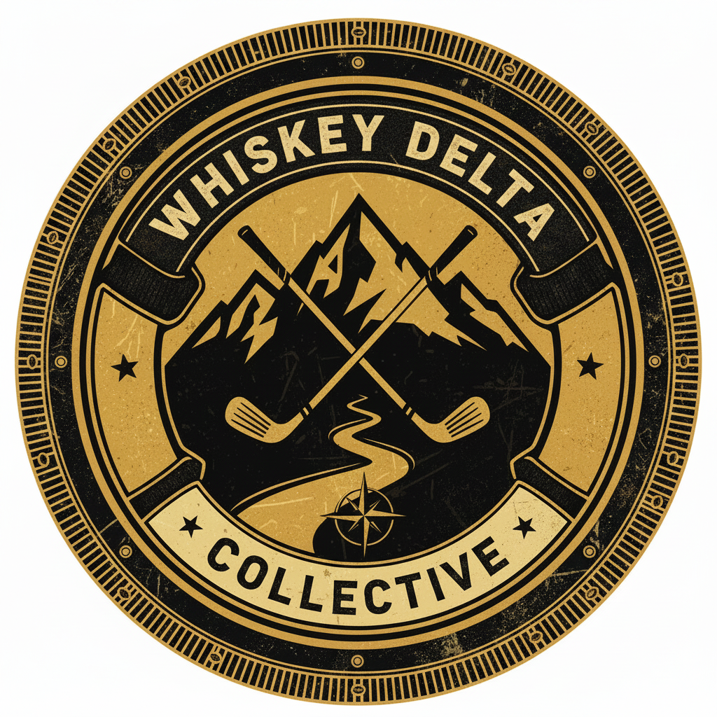 Whiskey Delta Collective Black and Gold Logo